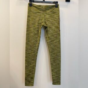 ALO YOGA NWT Size S Airbrushed Legging Army Green Spacedye 2015 Collection